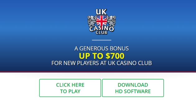 UK Casino Club Flash Player