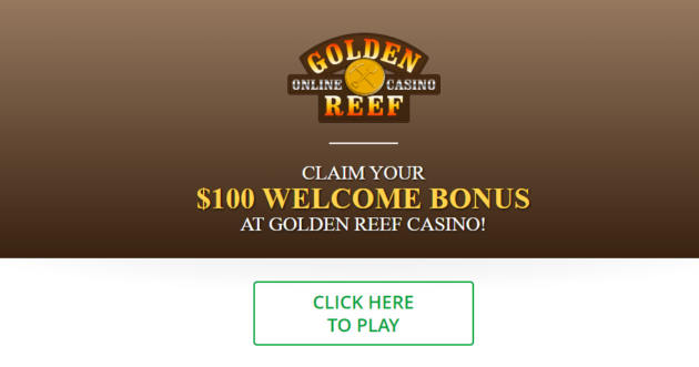 Golden Reef Casino Welcome Bonus