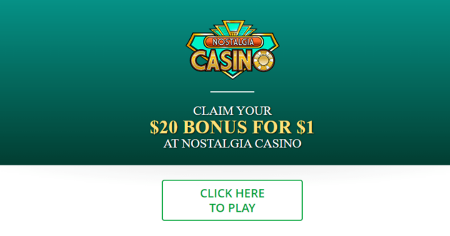 Nostalgia Casino Sign Up