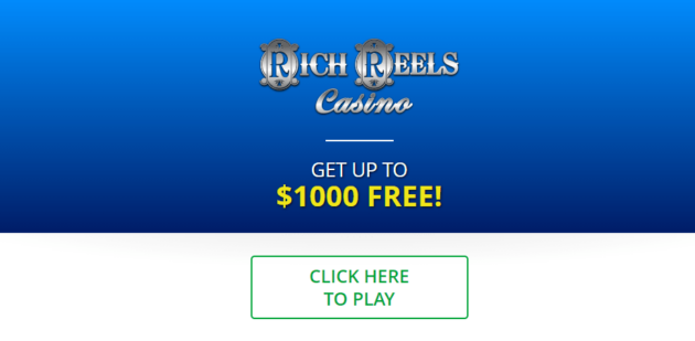 Rich Reels Casino Login Page